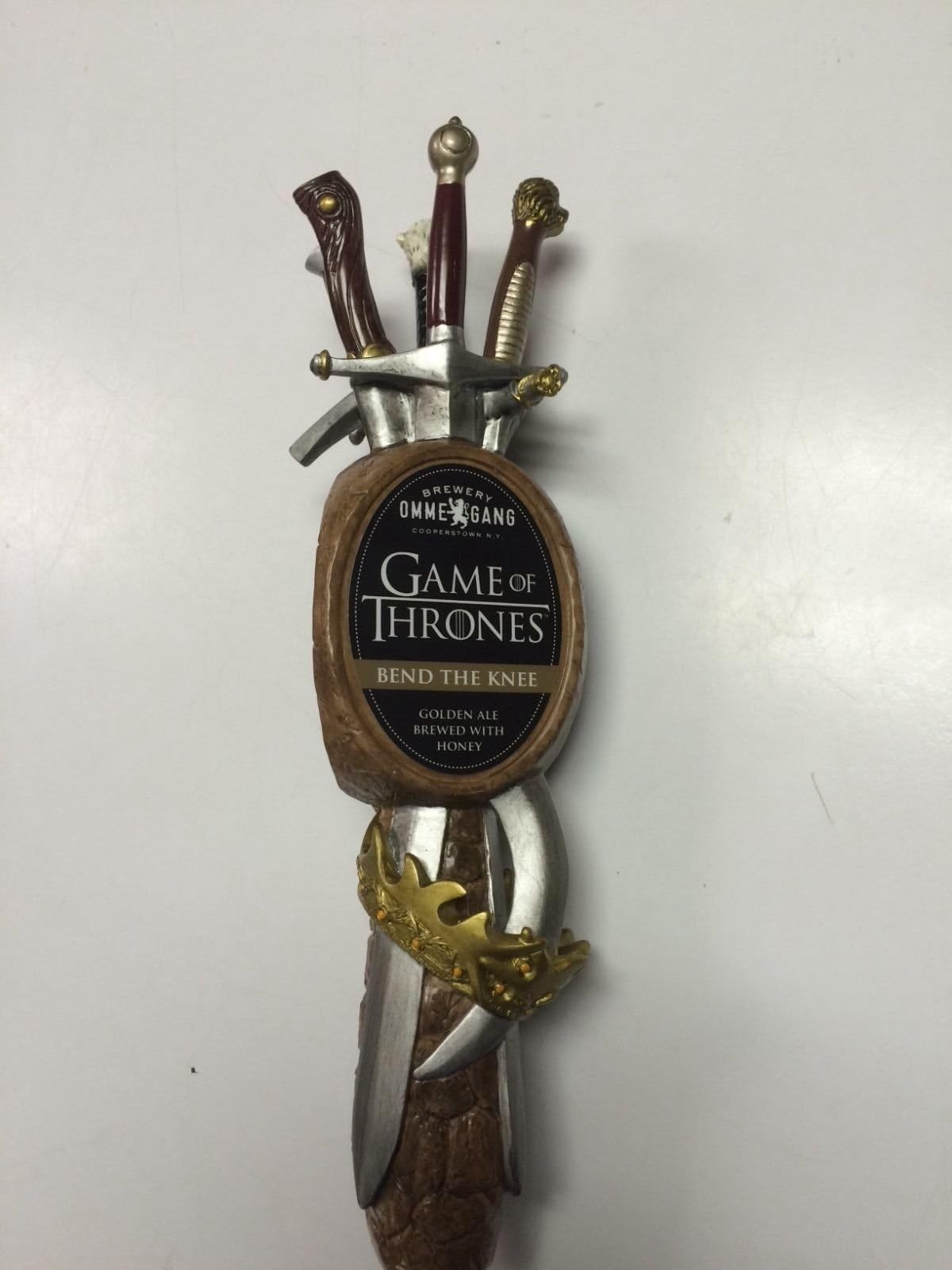 Ommegang Game of Thrones Tap Handle - Bend the Knee