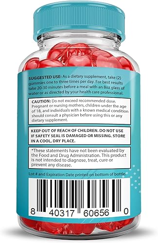 Miniatura 6 de Paquete de 10 gomitas Tru Bio Keto ACV de fórmula avanzada de 1000 mg TruiBIo Keto Gummies Vinagre de sidra de manzana formulado con jugo de granada