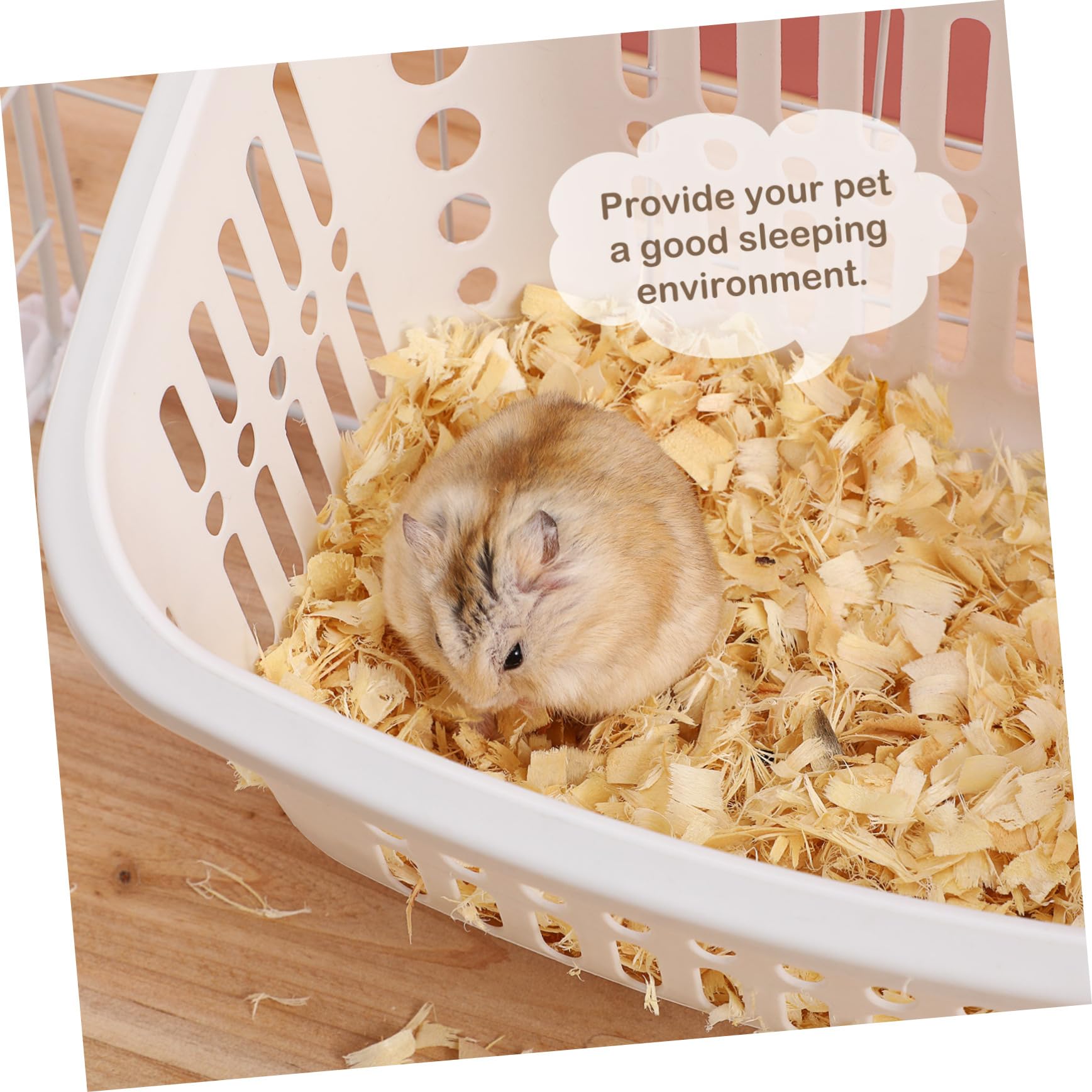 2 Stück Hängematten für Kleintiere aus Weißem Pp Hautfreundlich mit Hohlem Design Praktische und Dekorative Kuschelhängematte für Hamster und Gerbil zum Aufhängen