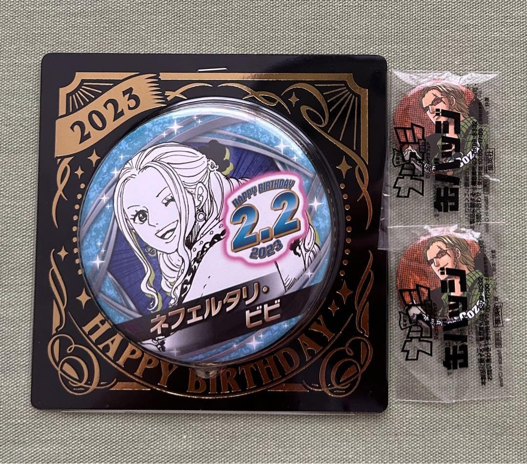 Amazon.co.jp: one pieceバースデイ缶バッジ 2023年 ビビ おまけコーザ 