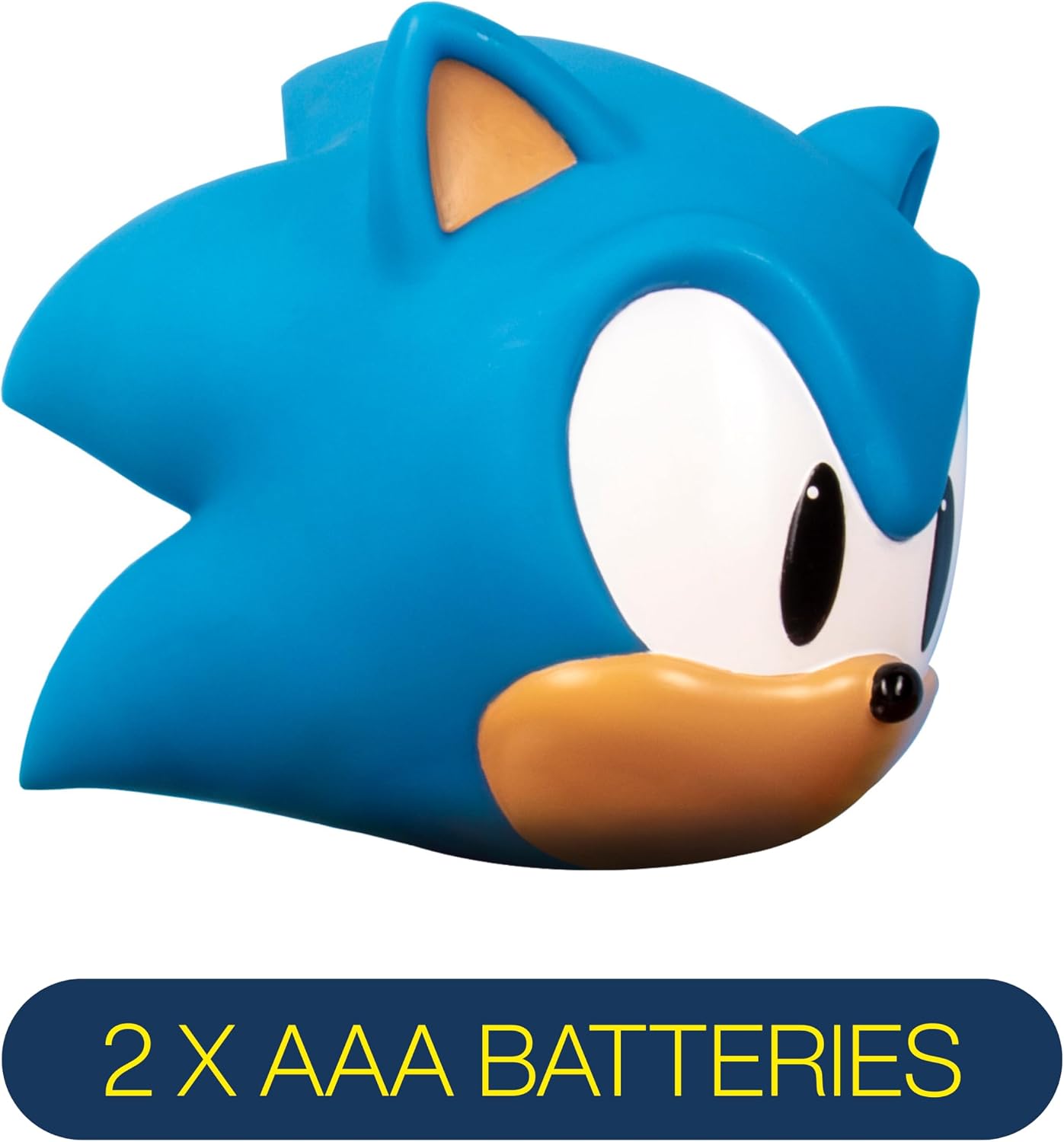 Fizz Creations Sonic The Hedgehog 3D Shaped Mood Light – LED Night Lamp, Battery-Powered, Collectible Video Game Decor for Kids, Gamers, and Sonic Fans.