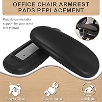 Vista 6 de Podoy Almohadillas de repuesto para reposabrazos de silla de oficina, se adapta a brazos universales de silla de escritorio con patrones
