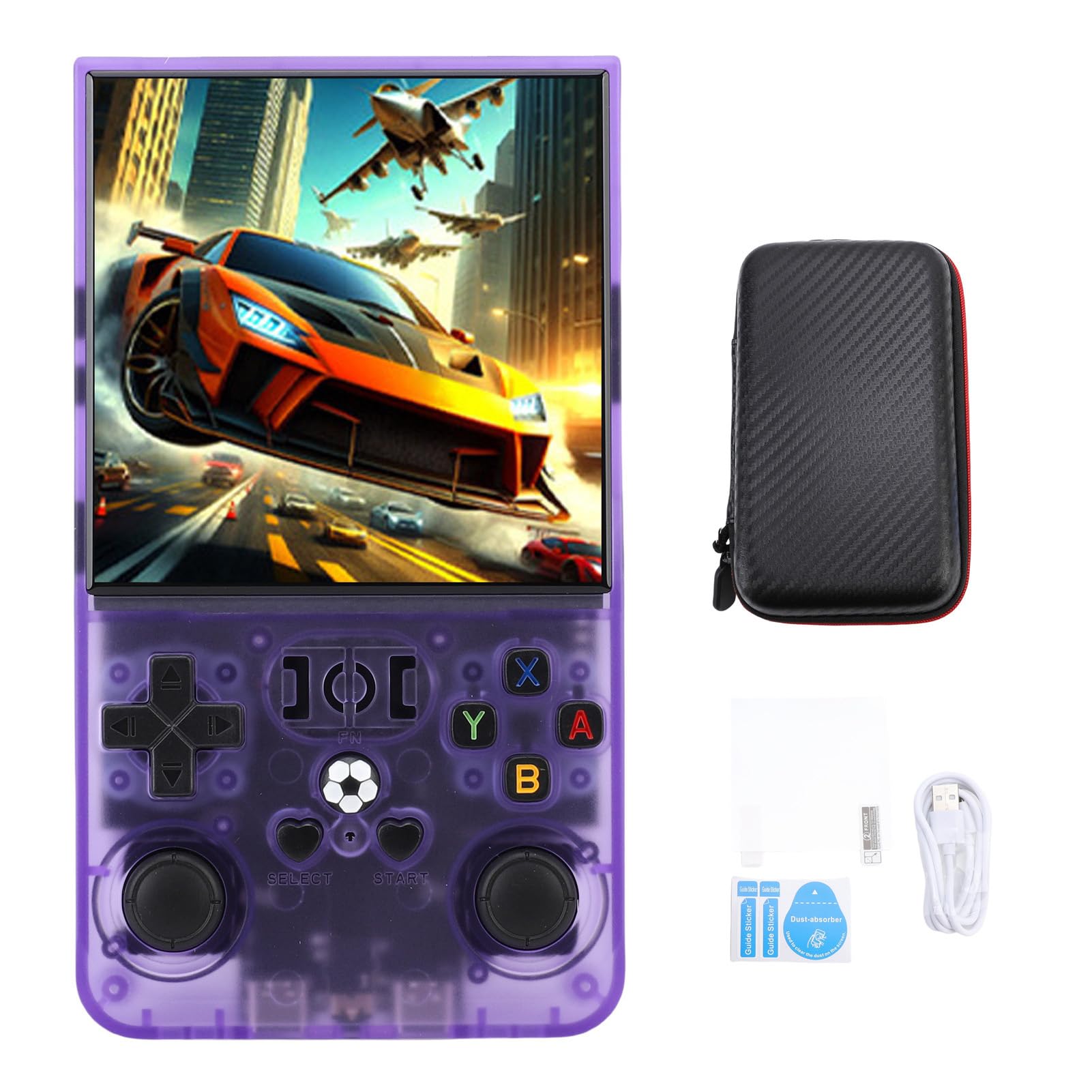 Generic Console di Gioco Portatile retrò, Console di Gioco retrò Portatile con Schermo da 4 Pollici Incorporata in Oltre 60 Emulatori, Lettore di Videogiochi Classico Tascabile Mini per Viaggi