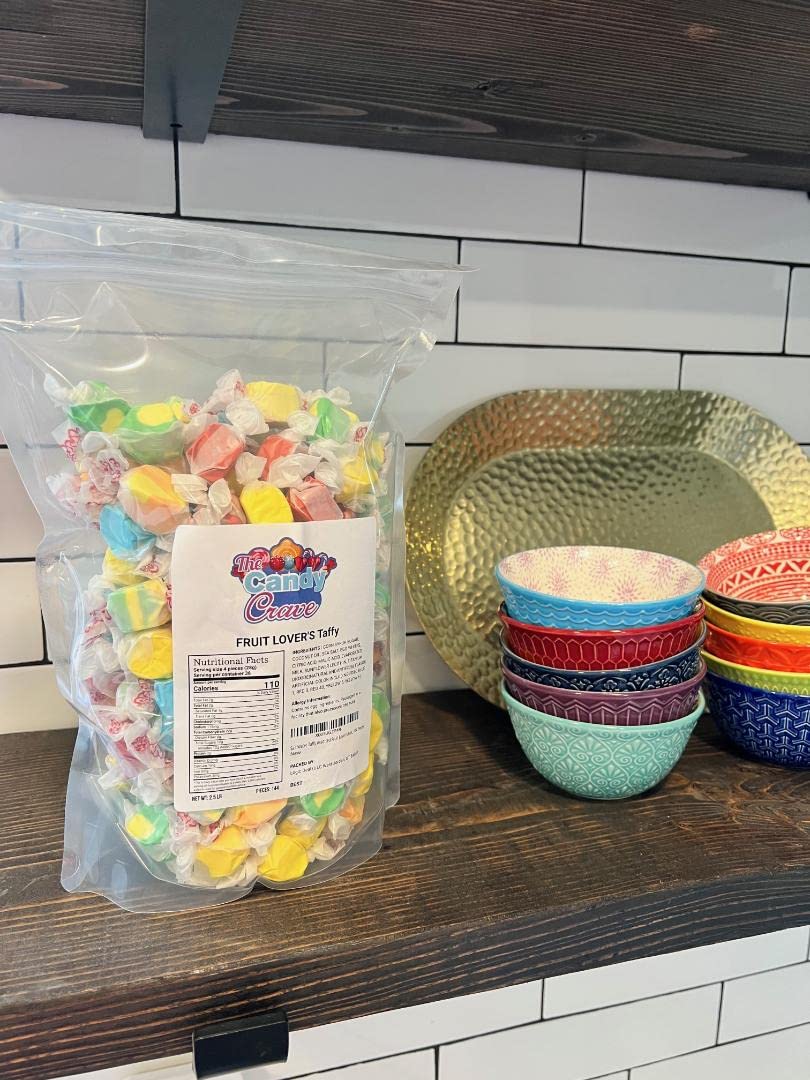 Salt Water Taffy Assorted Fruit Lover's Mix, 144 Pieces