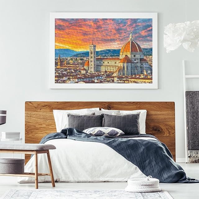 Foto 8 de 8 de Catedral de Florencia 1000 Piezas Rompecabezas Clásicos Edificio Puzzle Inteligencia Juguete Regalo Creativo…