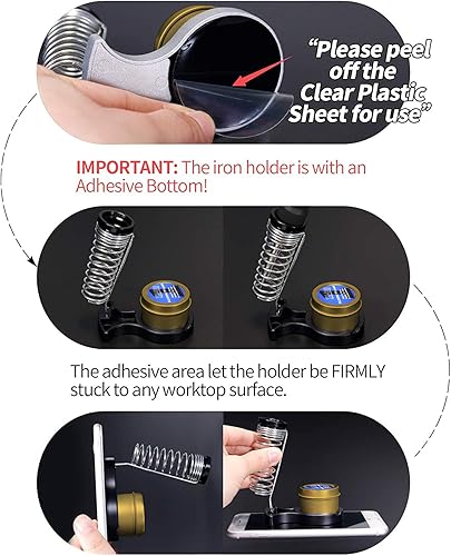 Miniatura 5 de YIHUA Kit de soldador de 947 V con 3 luces LED, control de temperatura, 5 puntas de soldadura premium, bomba desoldadora, indicador e interruptor de