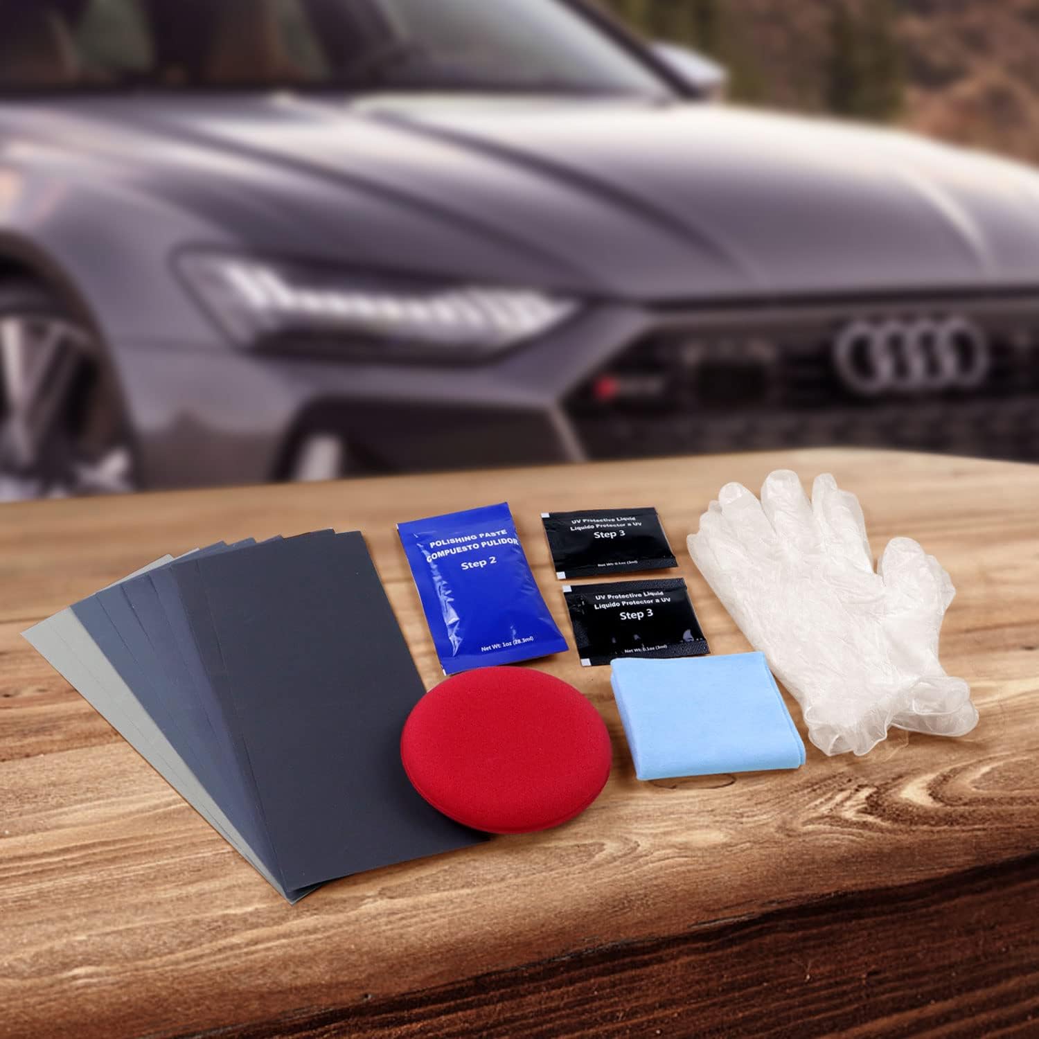Buy POLIWELL Headlight Restoration Kit 