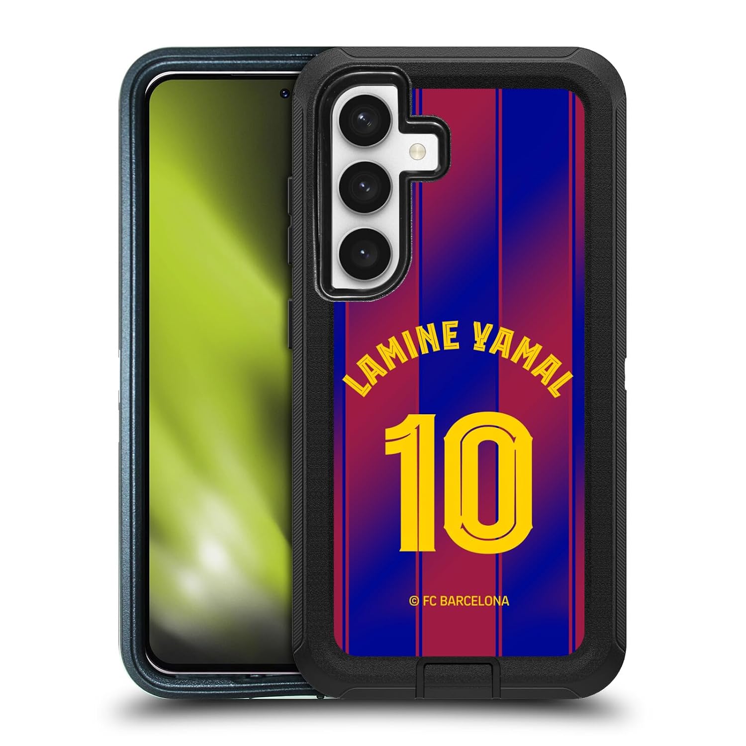 Head Case Designs Officially Licensed FC Barcelona Lamine?Yamal 2025/26 Players Home Kit Ultra-Armoured Shockproof Case [Military Grade Protection] Compatible with Samsung Galaxy S24 5G