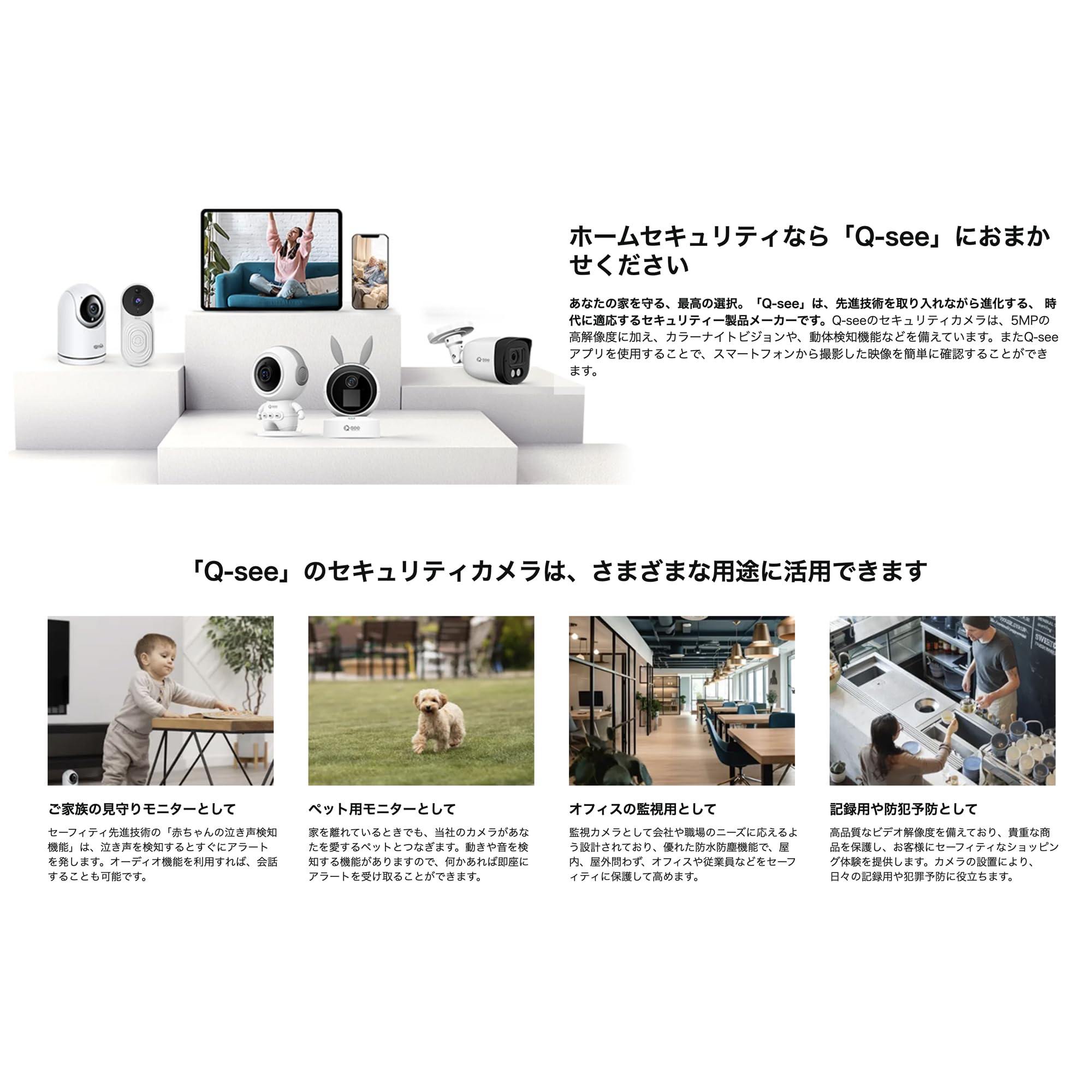 Amazon.co.jp: 日本正規代理店品 Q-see セキュリティカメラ 8ch NVR