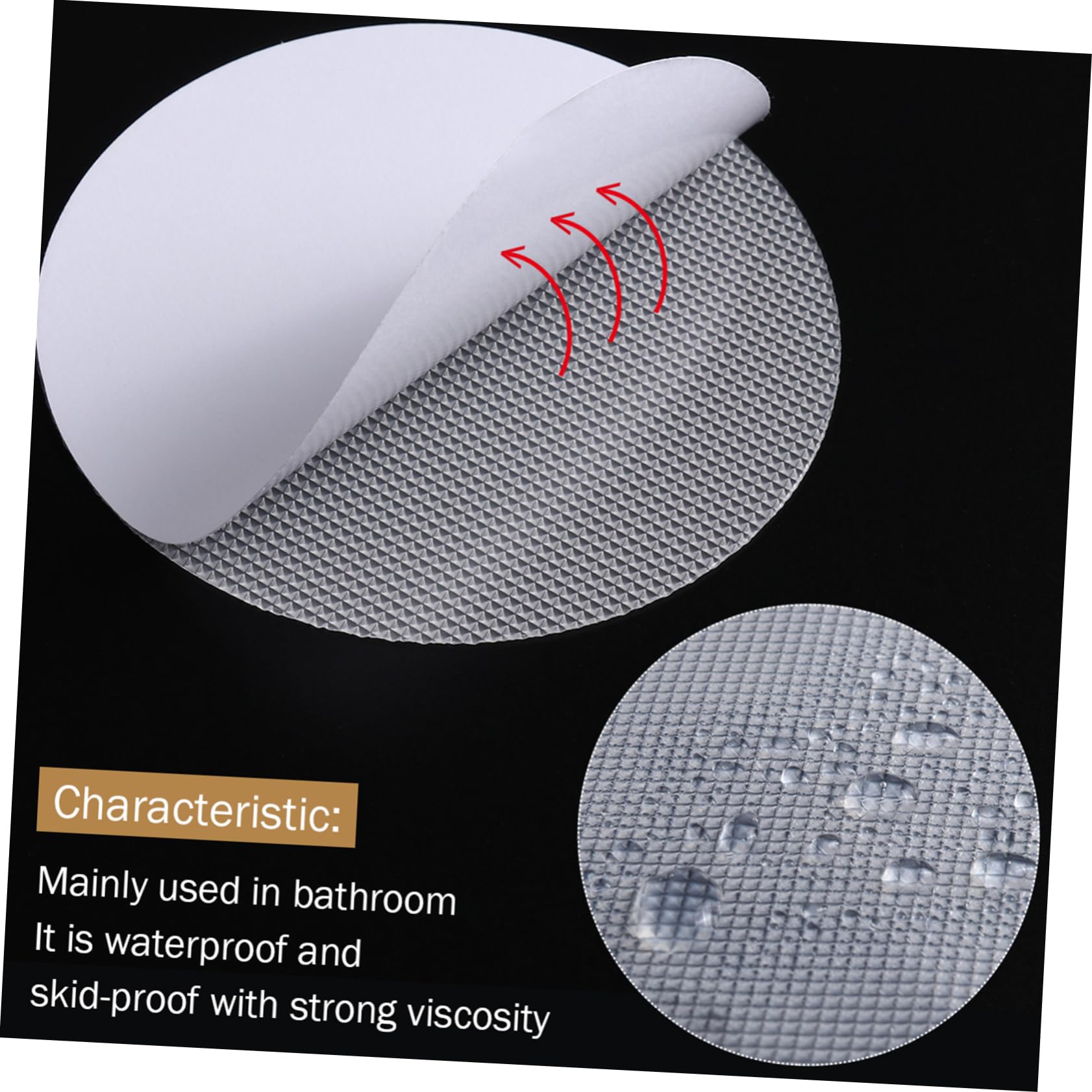 FOMIYES 30pcs Non Slip Shower Stickers Adhesive Decals for Bathtub Safety Stylish Strip Designs Easy Installation Durable Peva Material