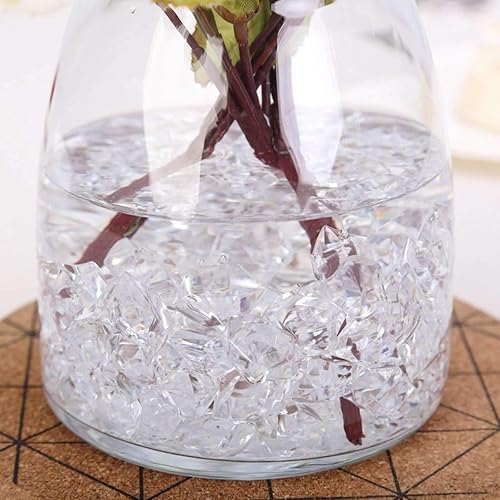 Miniatura 2 de Efavormart - 300 piezas de cristales de hielo acrílicos transparentes grandes para decoración de banquetes y eventos