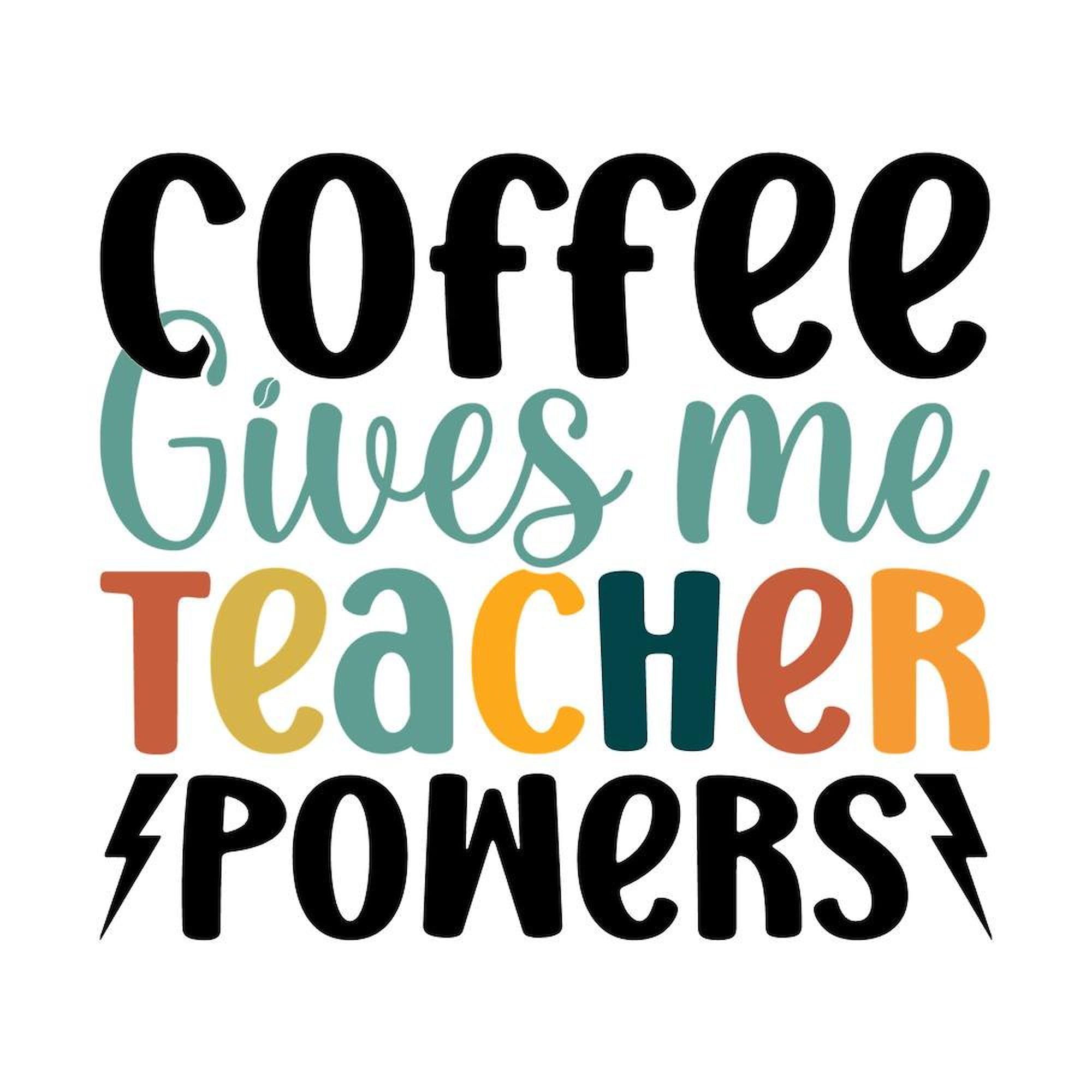 CafePress Coffee and Teachers King Duvet Cover, Printed Comforter Cover, Unique Bedding