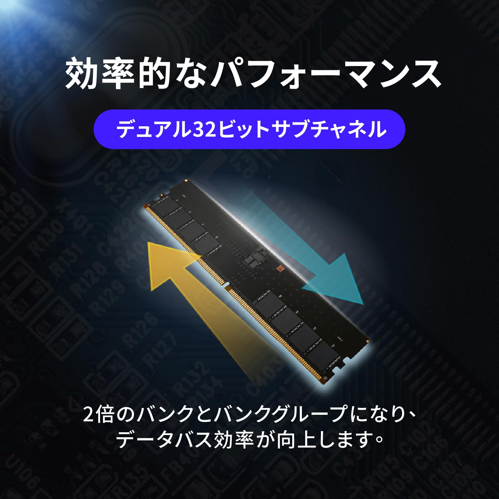 Amazon.co.jp: MMOMENT DDR5 16GBx2枚組 (32GB) 4800Mhz PC5