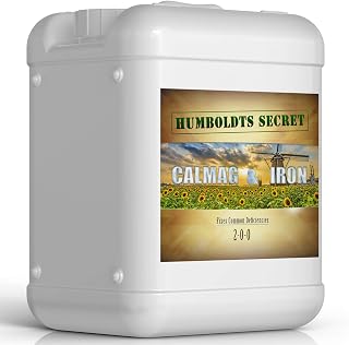 Humboldts Secret CalMag & Iron | Calcium, Magnesium & Chelated Iron Nutrient Fertilizer | Hydroponic Supplies for Vegetative & Flowering Growth in Soil, Coco, Hydroponics or RO Water | 640 Ounce