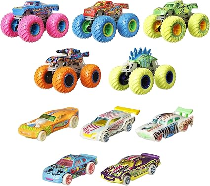 Hot Wheels Monster Trucks Glow in The 