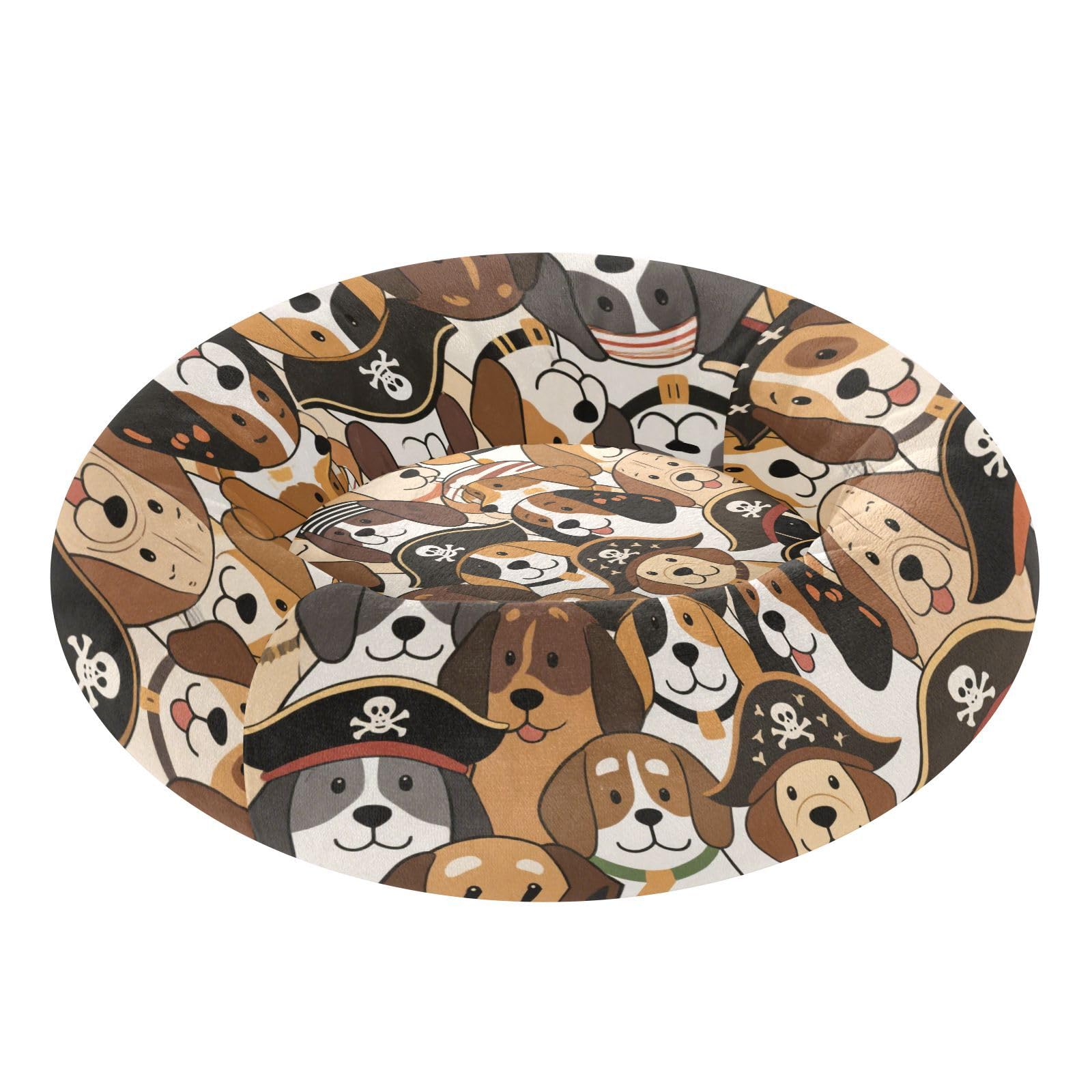 Lit pour chien et chat style pirates pour sublimer le coin repos du salon