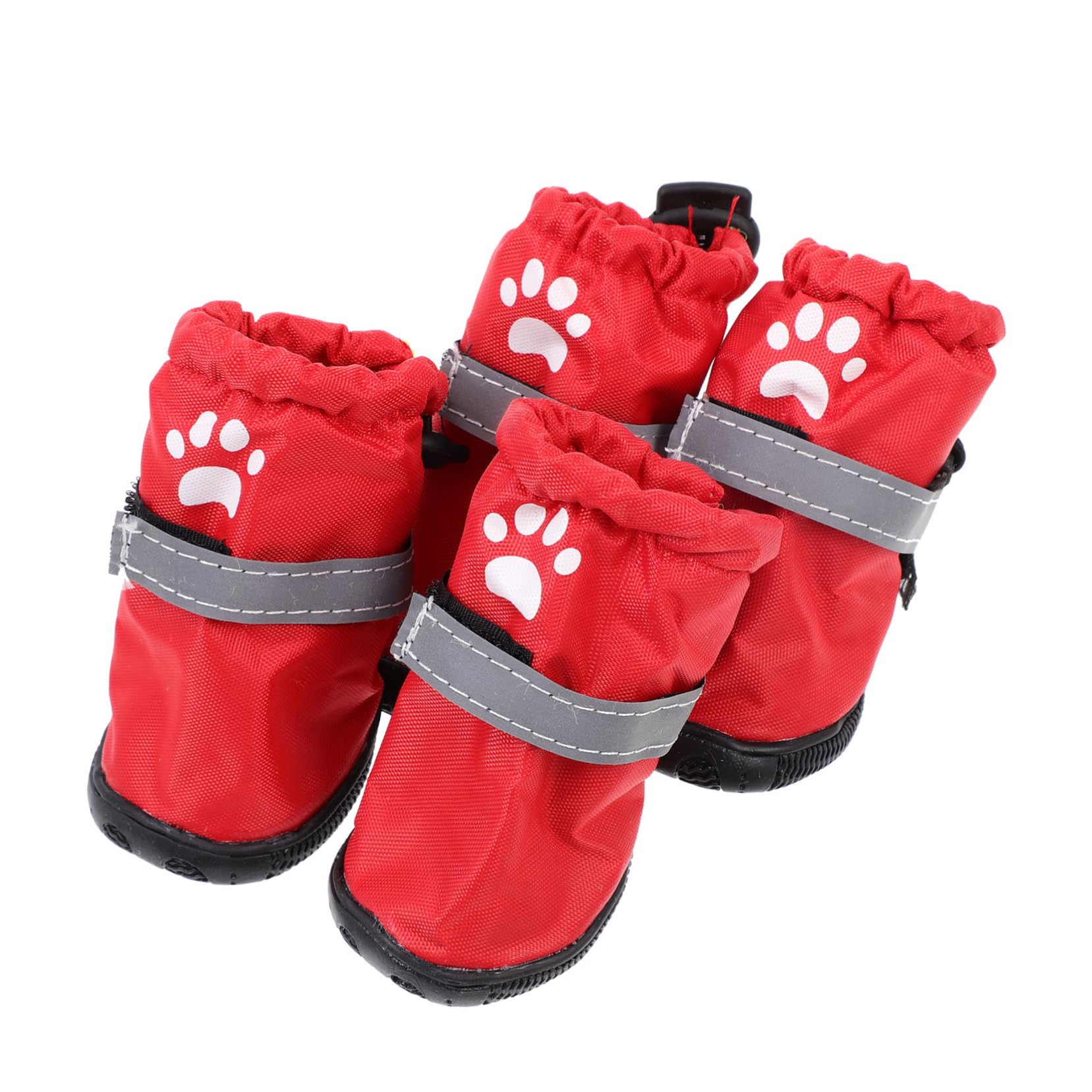 Chaussures antidérapantes animaux de compagnie HEMOTON lot de 4 paires bottes chiens