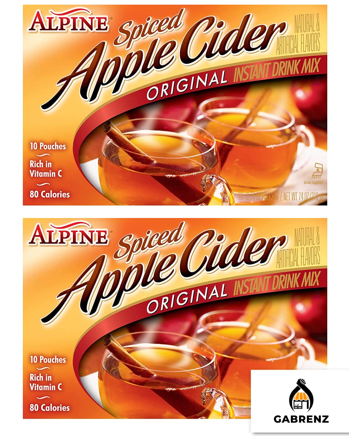 Buy Original Spiced Apple Cider Drink Mix Bundle. Includes Two7.4 Oz