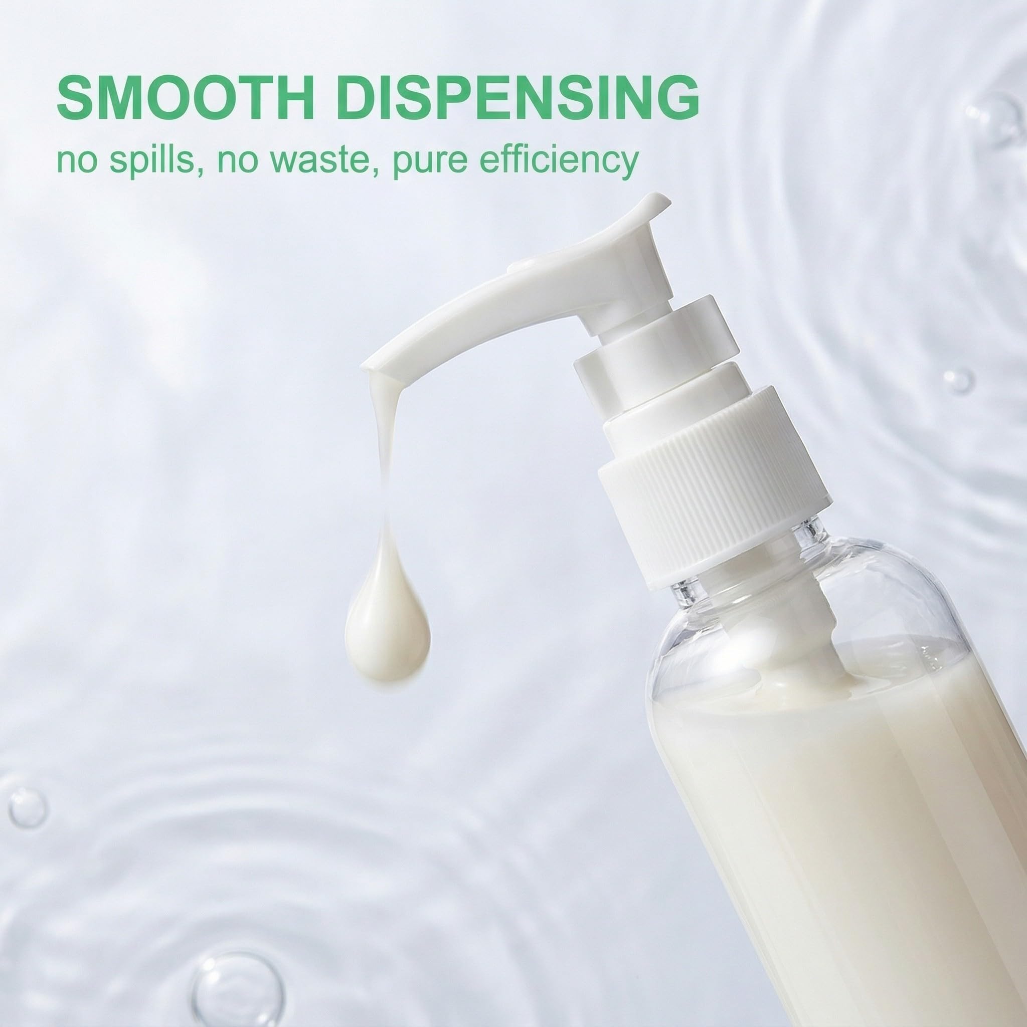 4 Pezzi dispenser per crema, 30ml, 50 ml, 80 ml, 100 ml, Trasparente enza senz'aria Flaconi da Viaggio, Boccette Contenitori Ricaricabile Con 3 imbuti, per Cosmetici, Lozione, Bagno, Shampoo Liquidi