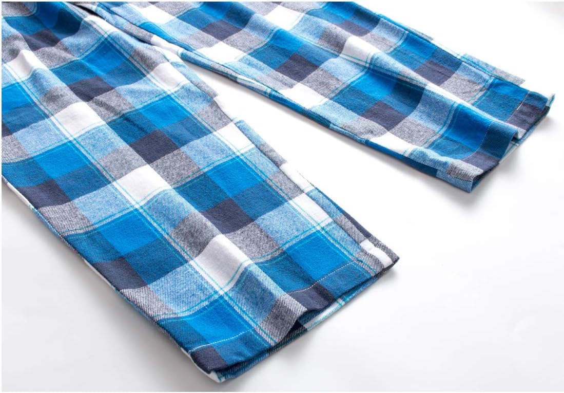 BYX SweetLeisure Big Boys Long Sleeve Plaid Pajamas Cotton Young Teens Sleepwear 10-17Years - Image 7