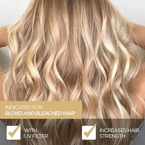 Miniatura 4 de Mascarilla morada de depósito de oro para neutralizar los tonos amarillos | Tonos rubio y plateado | Para cabello teñido