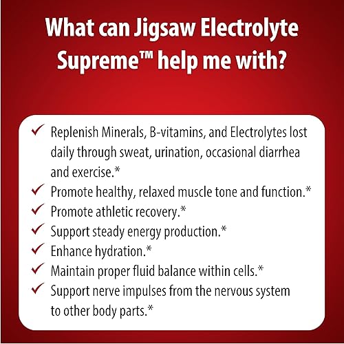 Miniatura 7 de Jigsaw Health Electrolyte Supreme  Amplio espectro de electrolitos + oligominerales  Sabor a ponche de frutas  60 porciones (paquetes)