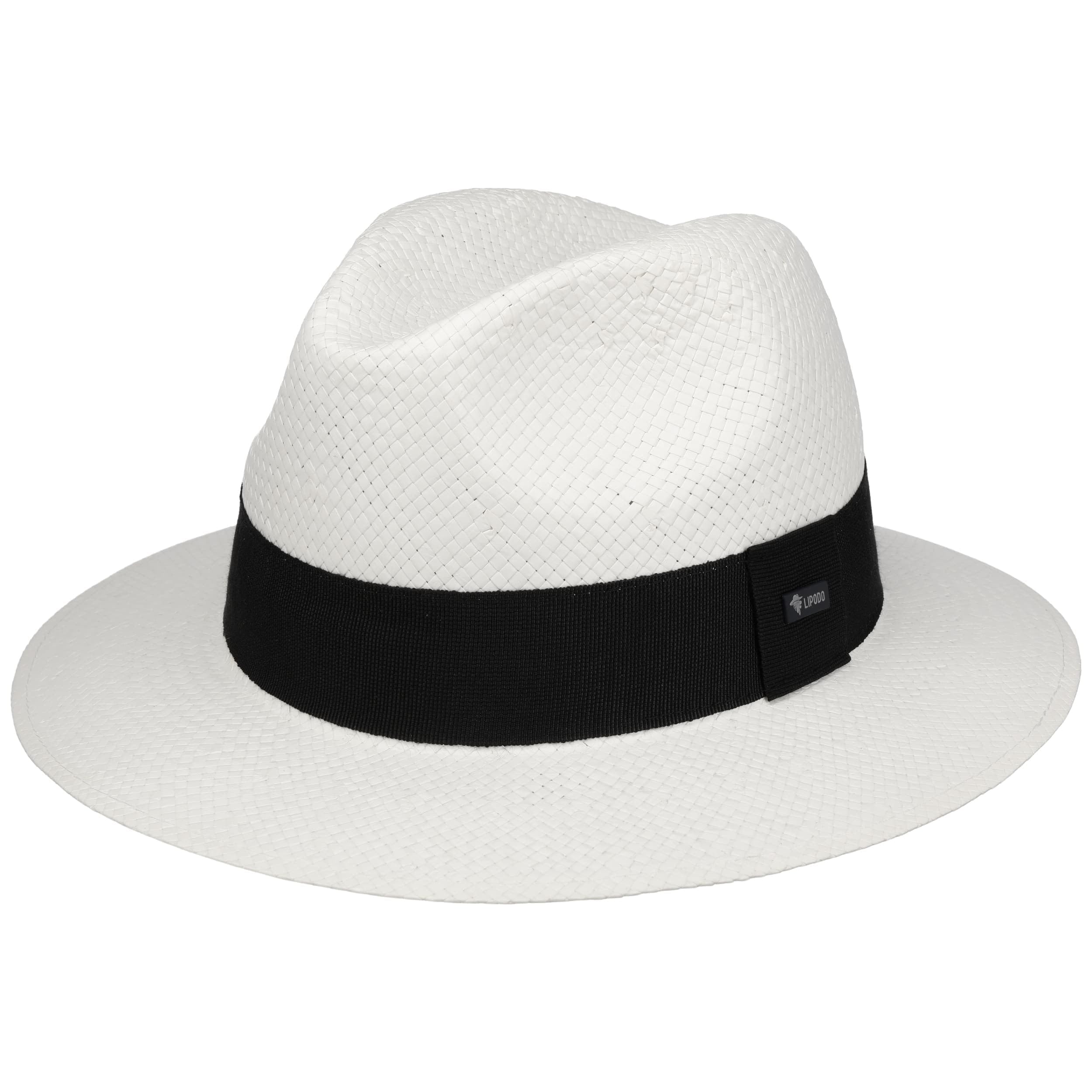 SOMBREROSHOP Sombrero Traveller de Paja Banda de Grosgrain Unisex Primavera Verano