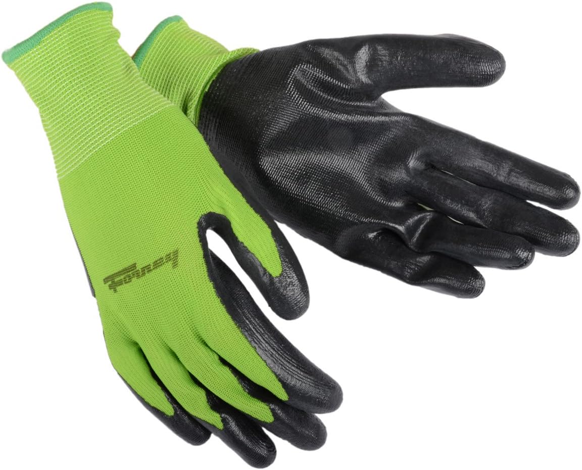 Forney 53224 Nitrile-Dipped Seamless Knit Premium Men's Gloves, X-Large
