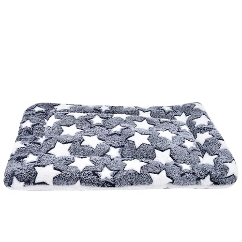 Vejaoo Alfombra Manta para Mascotas Otoño e Invierno Manta Cálida Terciopelo de Franela Perro/Gato Cama XZ006…