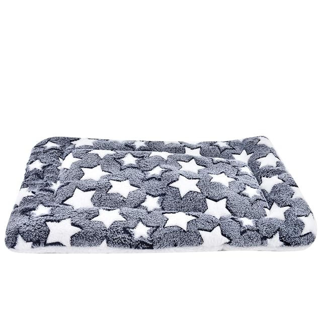 Vejaoo Alfombra Manta para Mascotas Otoño e Invierno Manta Cálida Terciopelo de Franela Perro/Gato Cama XZ006…