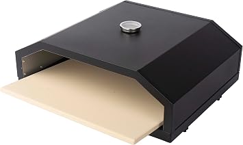 Suburban Pizza Oven, Fits on Suburban 18 Griddle Anti Rust, Lightweight, Easy-to-use RV Pizza Oven, Black 3082A