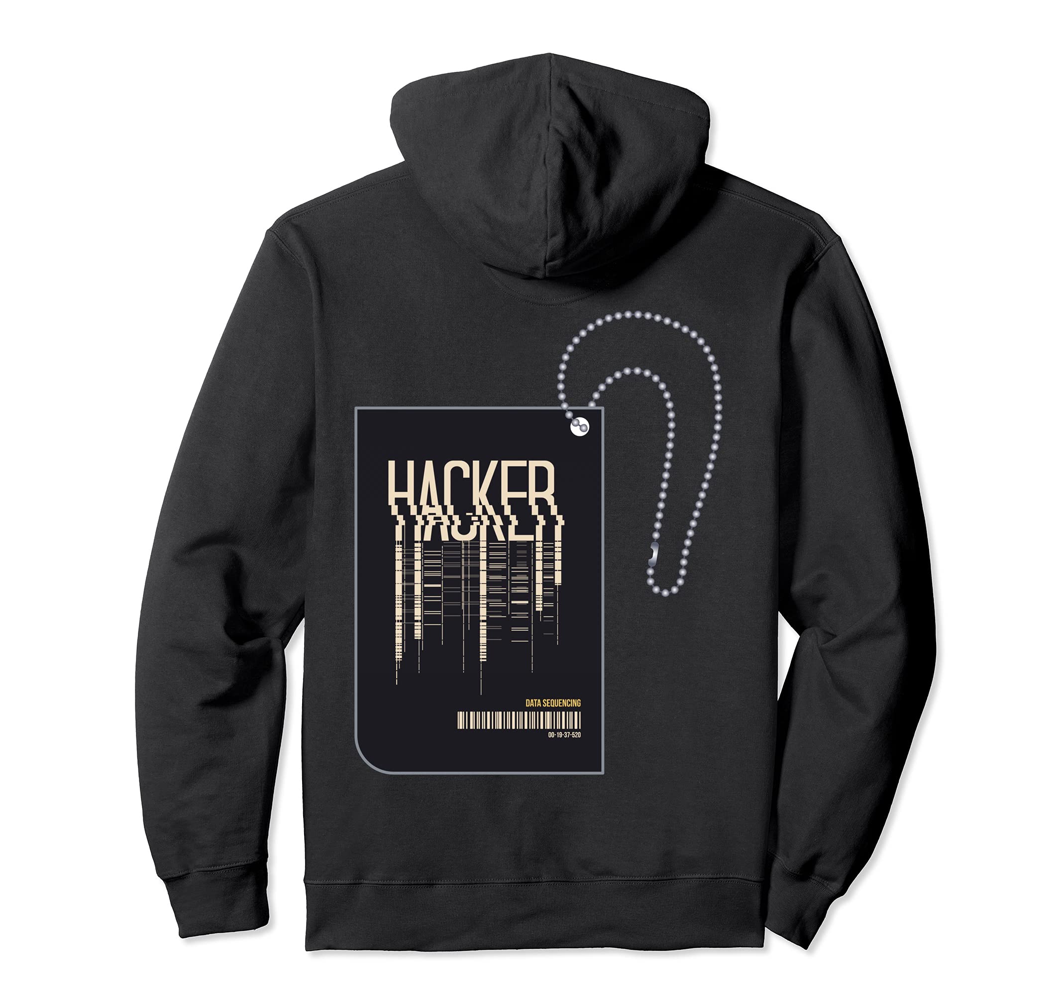 Hacker Code Computer Geek Programmer Nerd Cyber-Security Men Pullover Hoodie