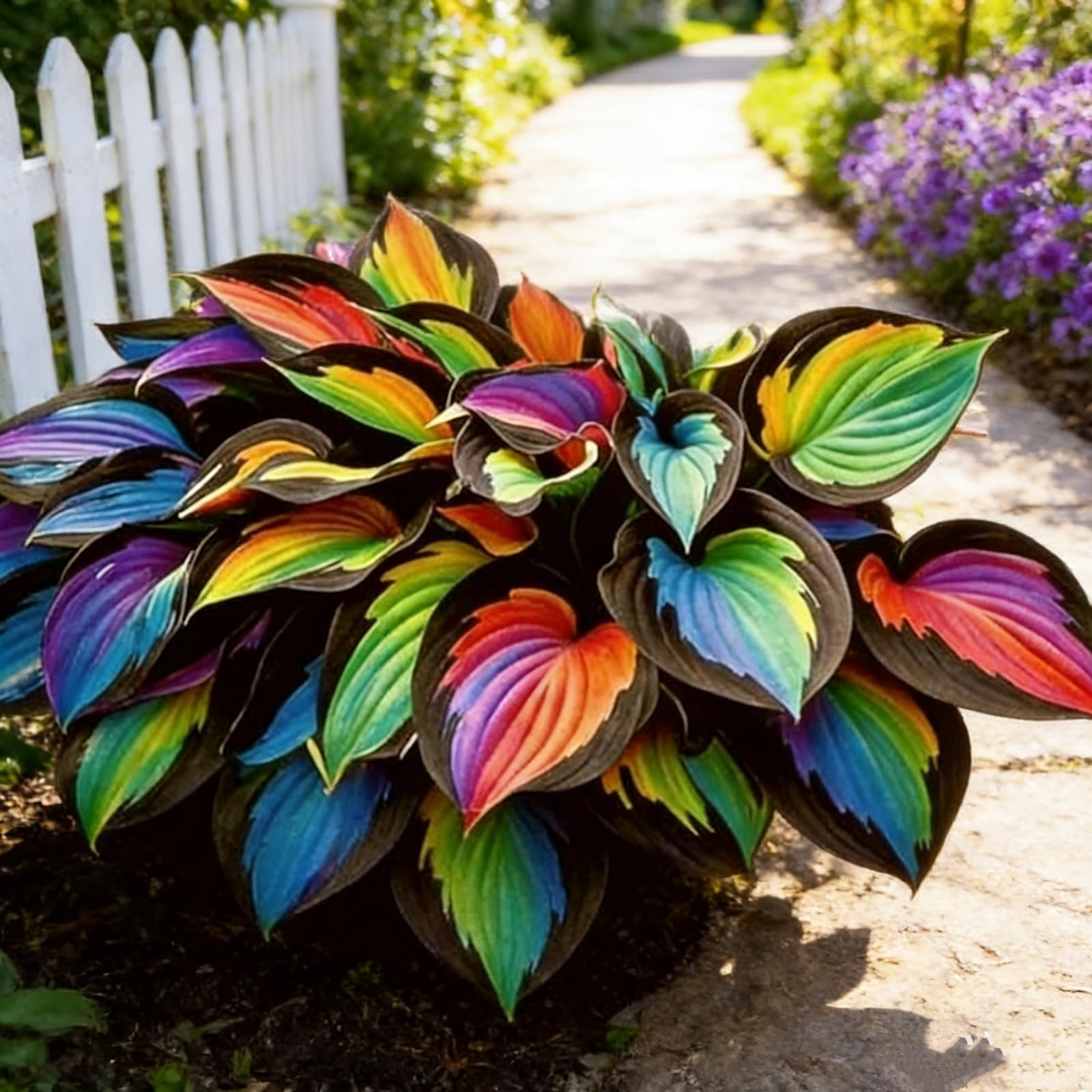 Hosta rari decorative, adatte a giardini, terrazzi e balconi-6bulbi-D