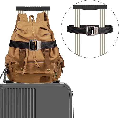 Miniatura 3 de Cinturón de viaje para equipaje, cinturón de viaje para equipaje de mano, elegante y ajustable, cinturón de viaje para equipaje, accesorios de viaje