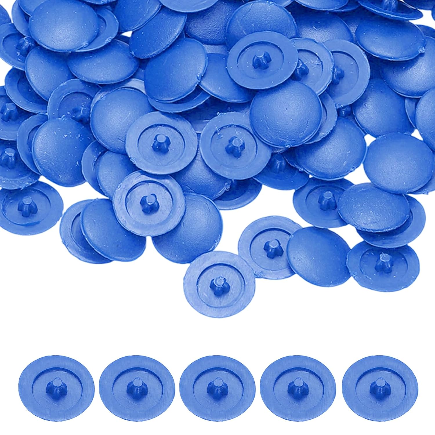 Screw Caps Covers, Plastic Self Tapping Hole Cap Covers Dust Proof Sticker Waterproof - Fitting for (Diameter 4 mm Flat Cross Screw - Furniture - Cabinet) 170 Pack & Cream