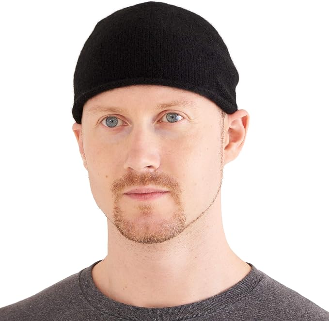 Berretto Invernale Kufi Cashmere - Berretto Islam Calda Chemo Beanie  Preghiera Musulmano Nero : Amazon.it: Abbigliamento