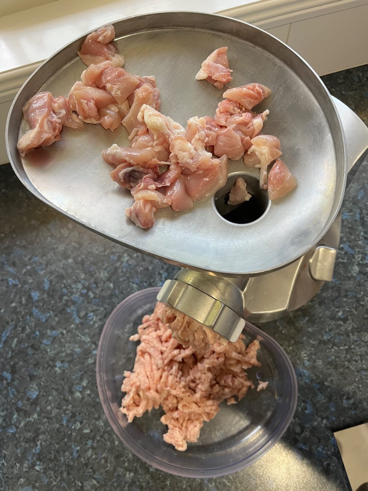 Kenwood Pro 1400W Food Mincer MG450, Grinds Meat, Nuts, Tomatoes and