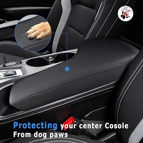 Miniatura 3 de INTGET Funda de consola central para Chevrolet Chevy Camaro 2016-2022 2023 2024, accesorios para reposabrazos central, protector de tapa de consola