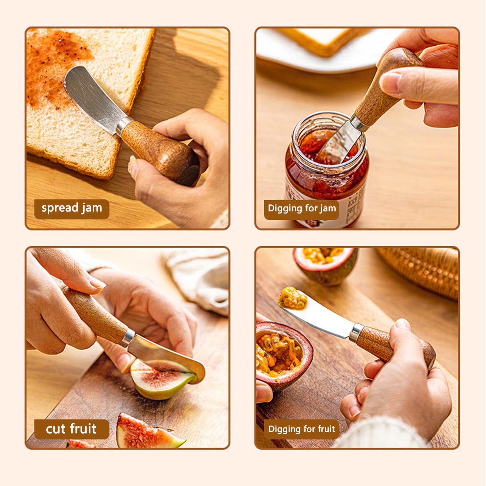 3 piezas esparcidor de queso vertical Mini esparcidor de mantequilla Cuchillo para untar mantequilla de acero inoxidable Cuchillo de mantequilla Para Cortar o Untar Mermelada de Queso con Mantequilla