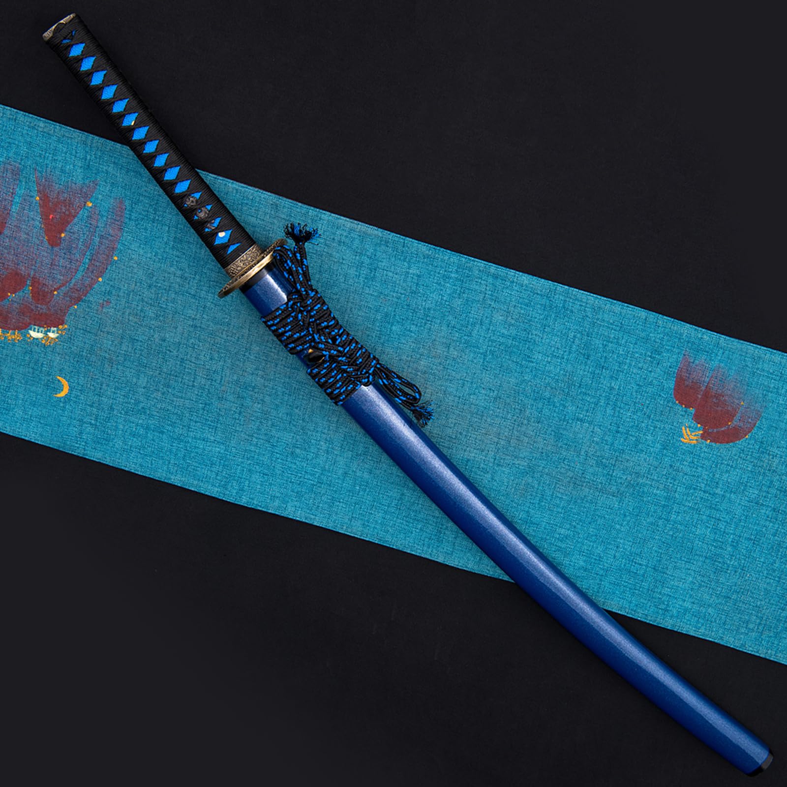 Katana en Bois de 103cm,épées de samouraï en Bois de Rose Naturel,bokken Fait à la Main pour la Pratique du Kendo,Cadeaux,décoration,Collection,Cosplay