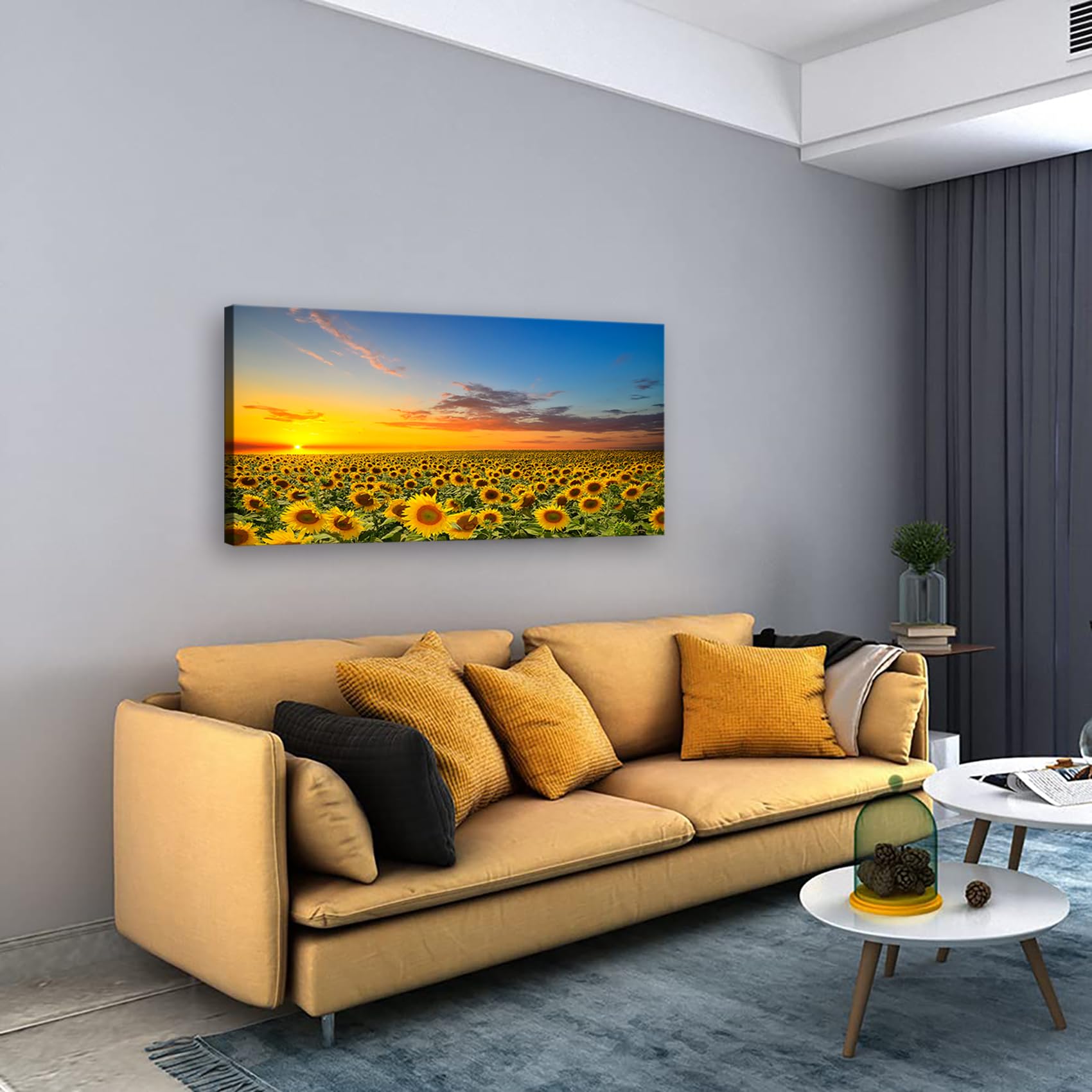 Amazon.com: DBLAKI DB2962 Sunflower Wall Art Flower Wall Art