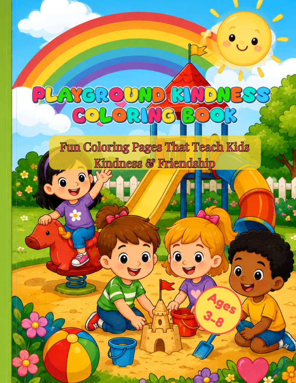 Playground Kindness Coloring Book: Fun Coloring Pages That Teach Kids Kindness & Friendship
