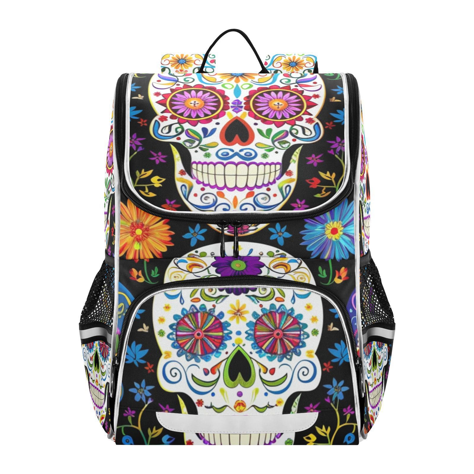 Mochila escolar reflectante con compartimento para portátil infantil 8