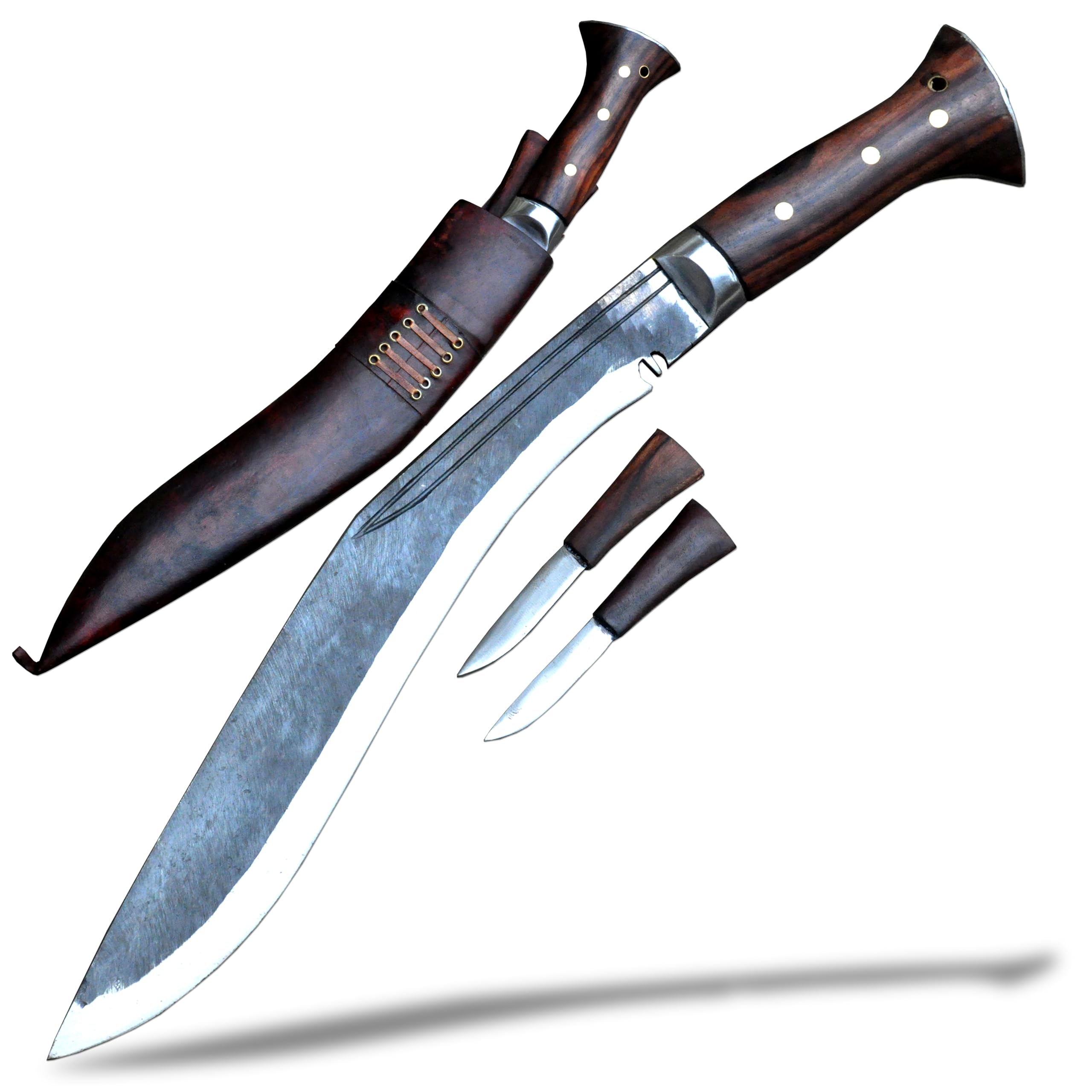 22 Sirupate Kukri Authentic Hand Forged Blade Large Khukuri Camping | INDIA