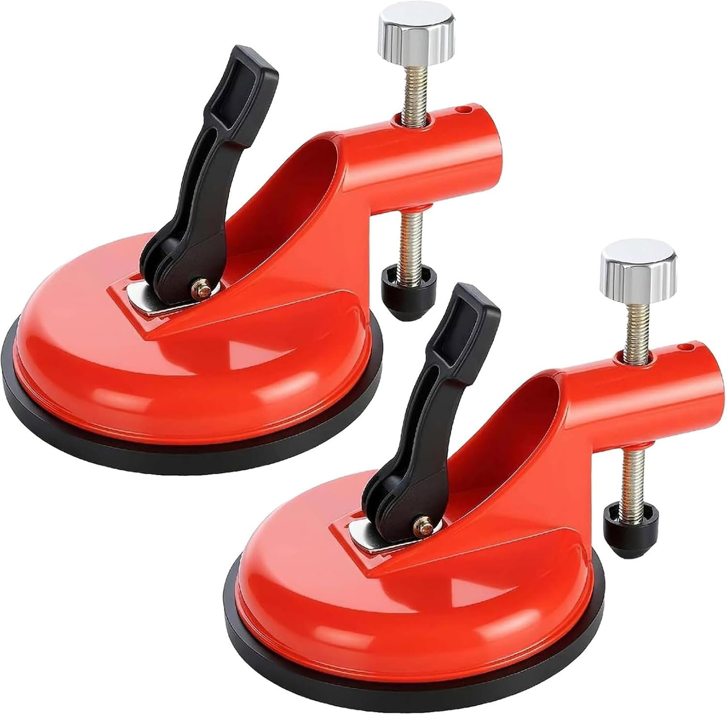 Adjustable Seam Setter for Countertop & Flooring, Professional Alignment Tool for Tile Gap Fix and Seam Leveling, Suction Cup Tensioner(Yellow-2 Pack)