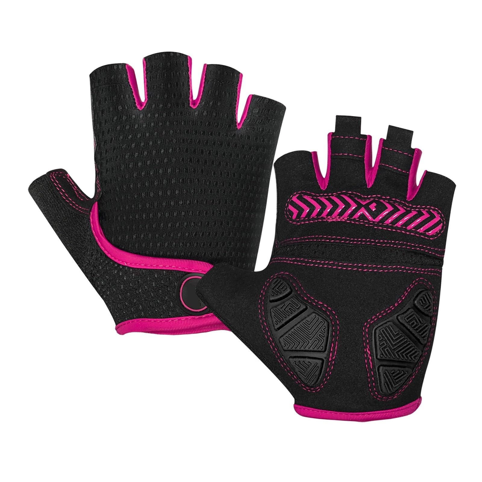 Generico Guanti da mountain bike Mezze Cuscinetti in gel di silicone 5 mm