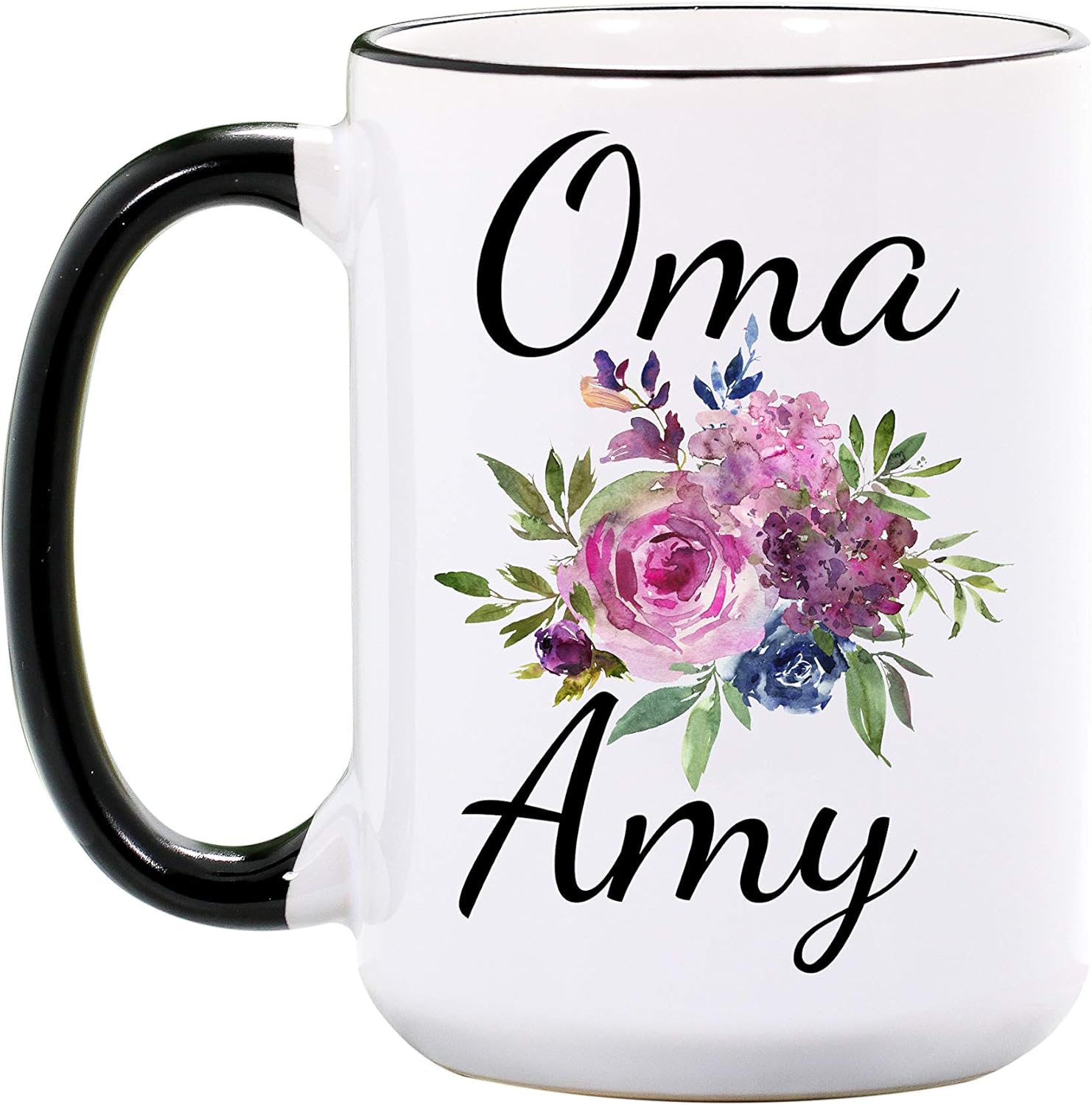 Wimly Company Oma mug Personalized Large 15 oz or 11 oz