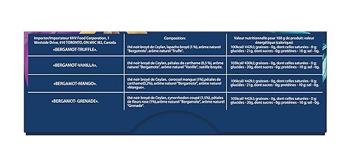 Vista 39 de LOVARE Paquete variado de té surtido, paquete de 32 por caja, fabricado en Ucrania, juego de 4 bolsas de té envueltas individualmente, paquete