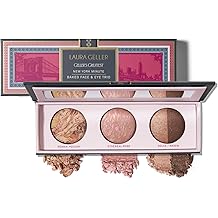 LAURA GELLER NEW YORK Geller's Greatest New York Minute Face &amp; Eye Palette - Includes Blush, Bronzer and Eyeshadow Duo - Travel-Friendly Makeup Compact for Mature Skin