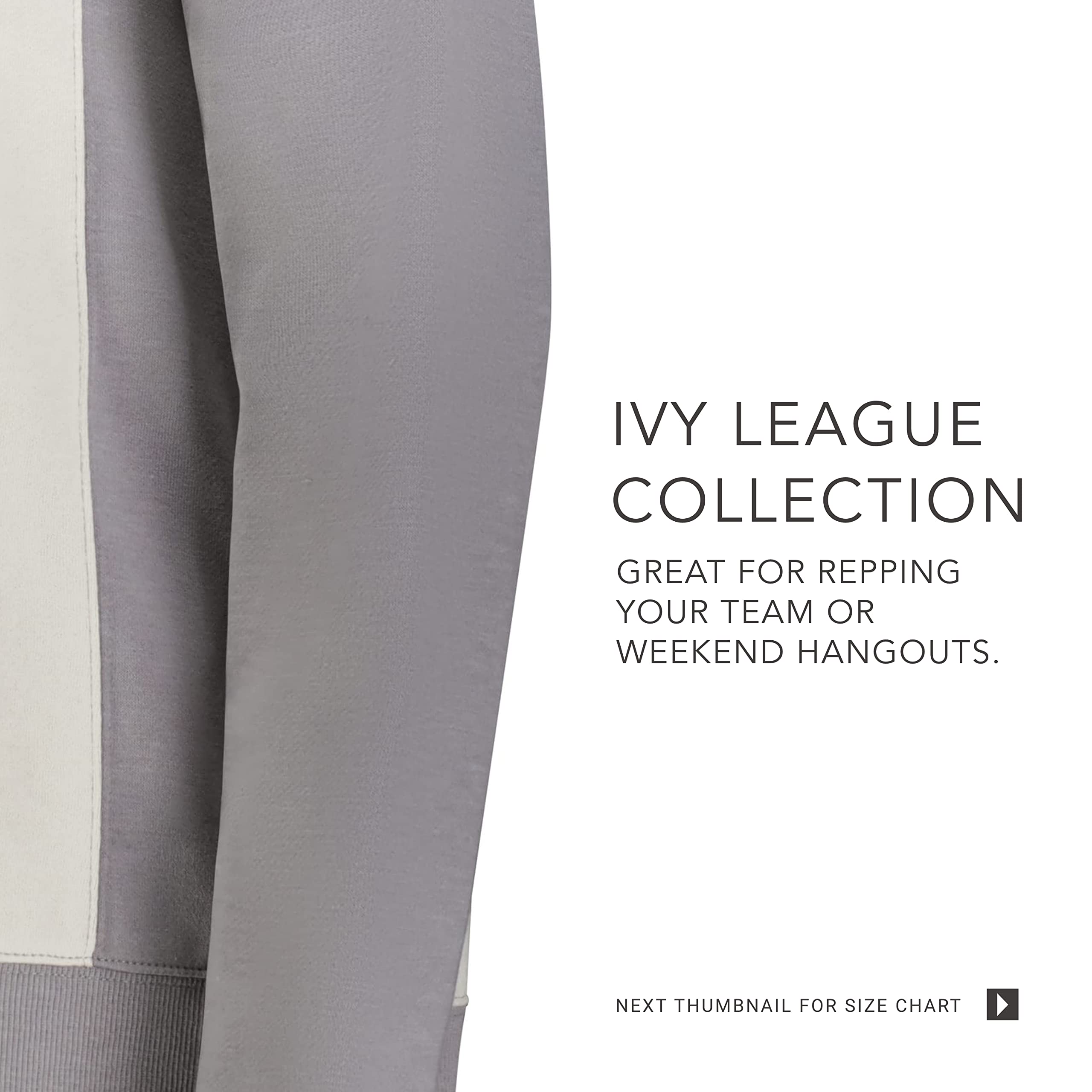 Holloway Damska bluza Ivy League Fleece Crew, Athletic Grey Heather/brzoza, L, Athletic Grey Heather/Birke, L